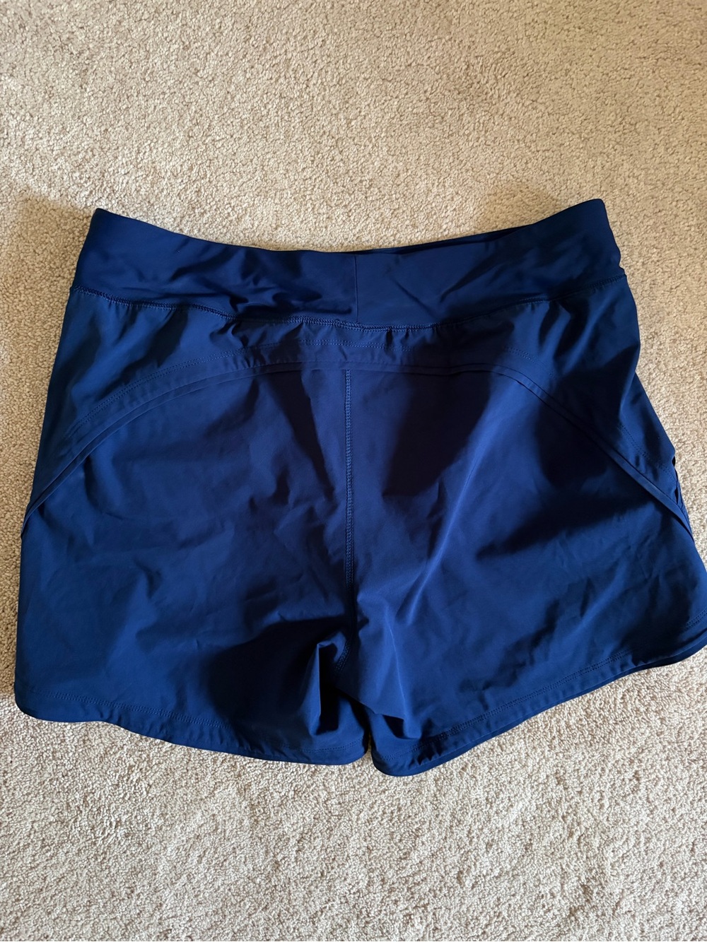 Lands' End Deep Navy Athletic Swim Shorts - Picture 3 of 3